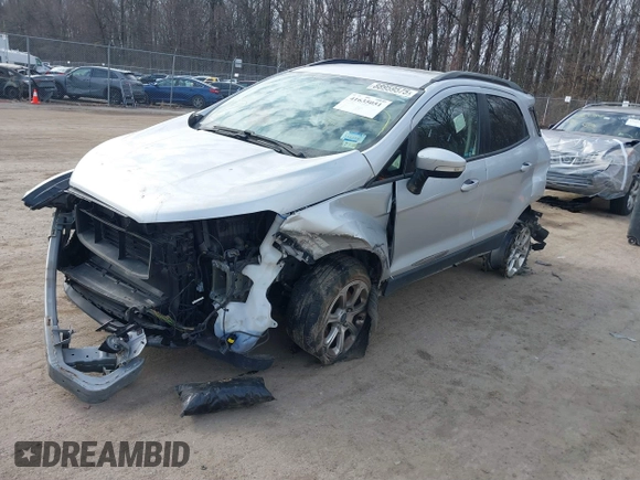 2019 Ford EcoSport SE with VIN MAJ6S3GLXKC287084, listed as a IAAI auction lot 41635051 with 79,996 mi miles. Bid and sale history available at carsss.com. Image 18.