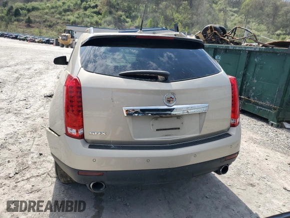 2010 Cadillac SRX Premium Collection with VIN 3GYFNCEY5AS620018, listed as a Copart auction lot 52893755 with Not provided miles and Salvage title. Bid and sale history available at DreamBid. Image 6.