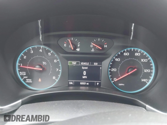 2018 Chevrolet Equinox LT with VIN 3GNAXSEV9JS506007, listed as a IAAI auction lot 42061597 with 92,021 mi miles and . Bid and sale history available at carsss.com. Image 7.