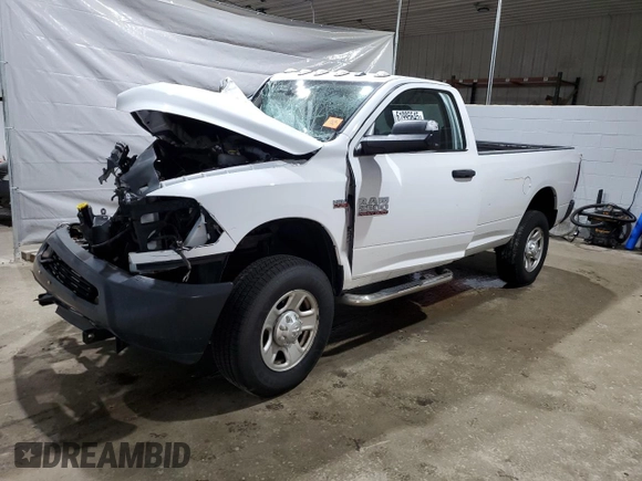 2017 Ram 2500 Tradesman with VIN 3C6LR5AT5HG658386, listed as a Copart auction lot 61995645 with Not provided miles and Salvage title. Bid and sale history available at DreamBid. Image 1.