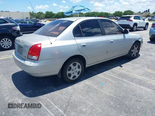 2002 Hyundai Elantra GLS with VIN KMHDN45DX2U310539, listed as a IAAI auction lot 42523118 with 196,121 mi miles and . Bid and sale history available at DreamBid. Image 4.