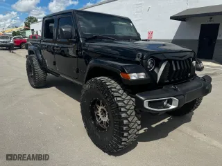 2021 Jeep Gladiator Texas Trail with VIN 1C6JJTAM4ML554996, listed as a Copart auction lot 73221794 with 22,651 mi miles and Salvage Title. Bid and sale history available at carsss.com. Image 1.