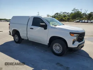 2023 Chevrolet Silverado 1500 Work Truck with VIN 3GCNAAEK6PG337510, listed as a Copart auction lot 48968765 with 129,352 mi miles and Clean Title. Bid and sale history available at carsss.com. Image 4.