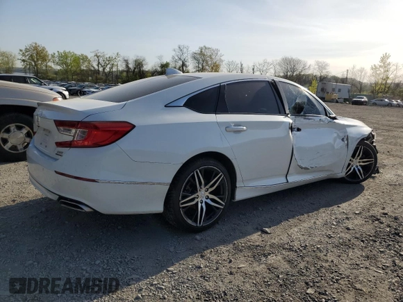 2021 Honda Accord Touring z VIN 1HGCV2F91MA015527, wystawiony jako Copart lot #53843735 z przebiegiem 49 602 mil mil oraz Szkoda całkowita • Salvage title. Historia ofert i sprzedaży dostępna na DreamBid. Obrazek 3.
