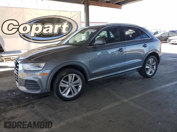 2016 Audi Q3 Premium Plus z VIN WA1EFCFSXGR005124, wystawiony jako Copart lot #61741275 z przebiegiem 160 352 mil mil oraz Szkoda całkowita • Salvage title. Historia ofert i sprzedaży dostępna na DreamBid. Obrazek 1.