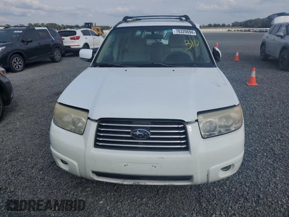 2007 Subaru Forester X w/Premium Pkg with VIN JF1SG65627H724178, listed as a Copart auction lot 78320694 with 0 mi miles and Non Repairable. Bid and sale history available at carsss.com. Image 5.
