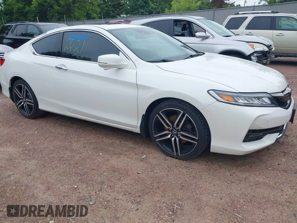 2016 Honda Accord Touring with VIN 1HGCT2B09GA007614, listed as a IAAI auction lot 42532621 with 200,935 mi miles and . Bid and sale history available at DreamBid. Image 1.
