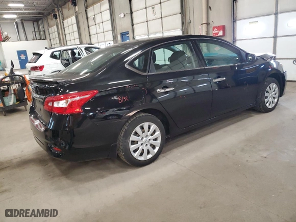 2019 Nissan Sentra S with VIN 3N1AB7AP8KY233803, listed as a Copart auction lot 87869115 with 50,861 mi miles and Salvage Title. Bid and sale history available at carsss.com. Image 3.