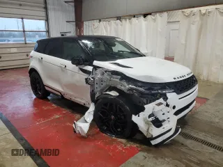 2022 Land Rover Range Rover Evoque R-Dynamic S with VIN SALZT2FX9NH172124, listed as a Copart auction lot 52648505 with 33,447 mi miles and Salvage Title. Bid and sale history available at carsss.com. Image 4.
