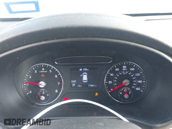 2019 Kia Sorento LX with VIN 5XYPG4A30KG583001, listed as a IAAI auction lot 41225400 with 77,881 mi miles. Bid and sale history available at carsss.com. Image 7.