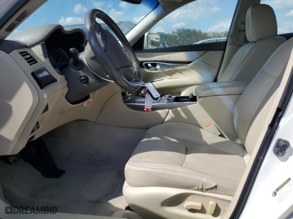 2013 Infiniti M37 with VIN JN1BY1AR3DM602297, listed as a Copart auction lot 73646414 with 122,431 mi miles and Salvage Title. Bid and sale history available at carsss.com. Image 7.
