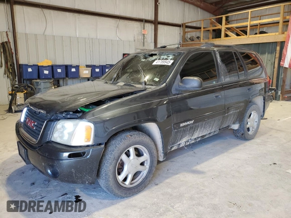 2005 GMC Envoy SLT with VIN 1GKDT13S752168679, listed as a Copart auction lot 41789945 with 0 mi miles and Salvage Title. Bid and sale history available at carsss.com. Image 1.