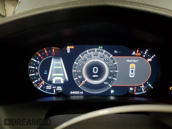 2019 Cadillac CT6 Sport AWD with VIN 1G6KN5R60KU116442, listed as a Copart auction lot 86623904 with 94,633 mi miles and Non repairable. Bid and sale history available at DreamBid. Image 9.