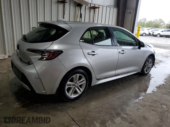 2022 Toyota Corolla Hatchback SE with VIN JTND4MBE1N3190172, listed as a Copart auction lot 73514674 with 39,834 mi miles and Salvage Title. Bid and sale history available at carsss.com. Image 3.