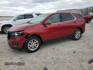 2019 Chevrolet Equinox LT with VIN 3GNAXUEV6KS569000, listed as a Copart auction lot 51582375 with 215,093 mi miles and Salvage Title. Bid and sale history available at carsss.com. Image 1.