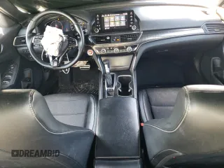 2018 Honda Accord Sedan Sport 1.5T with VIN 1HGCV1F34JA150034, listed as a Copart auction lot 45454355 with 173,698 mi miles and Salvage Title. Bid and sale history available at carsss.com. Image 8.