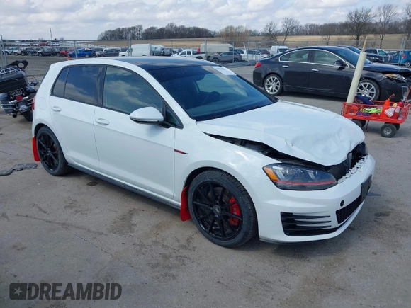 2017 Volkswagen GTI S with VIN 3VW547AU7HM076793, listed as a IAAI auction lot 41941032 with 84,911 mi miles and . Bid and sale history available at DreamBid. Image 1.