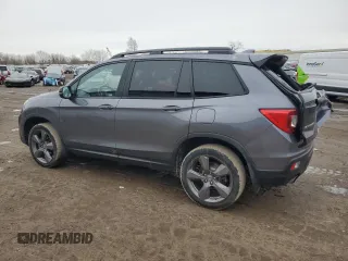 2021 Honda Passport Touring with VIN 5FNYF8H9XMB018998, listed as a Copart auction lot 46836075 with 190,925 mi miles and Salvage Title. Bid and sale history available at carsss.com. Image 2.