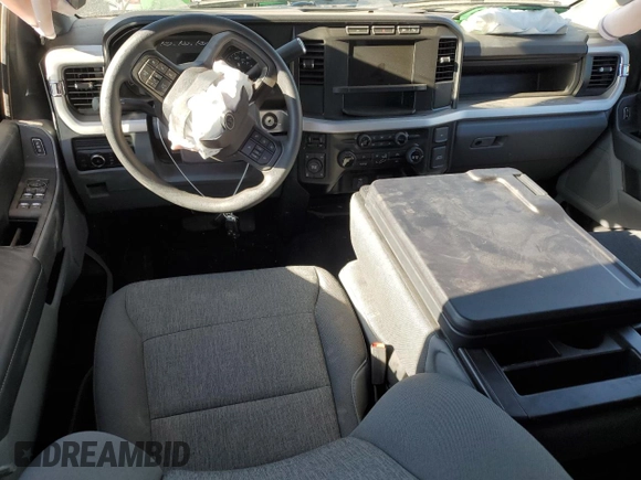 2024 Ford Super Duty F-250 SRW XL with VIN 1FT8W2BA8REF47973, listed as a Copart auction lot 41468795 with 129 mi miles and Salvage Title. Bid and sale history available at carsss.com. Image 8.