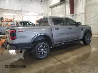 2024 Ford Ranger XLT with VIN 1FTER4HH1RLE14252, listed as a Copart auction lot 47863285 with 14,684 mi miles and Salvage Title. Bid and sale history available at carsss.com. Image 3.