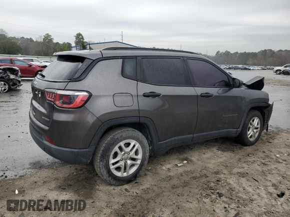 2018 Jeep Compass Sport with VIN 3C4NJCAB5JT122894, listed as a Copart auction lot 45840725 with 138,815 mi miles and Salvage Title. Bid and sale history available at carsss.com. Image 3.