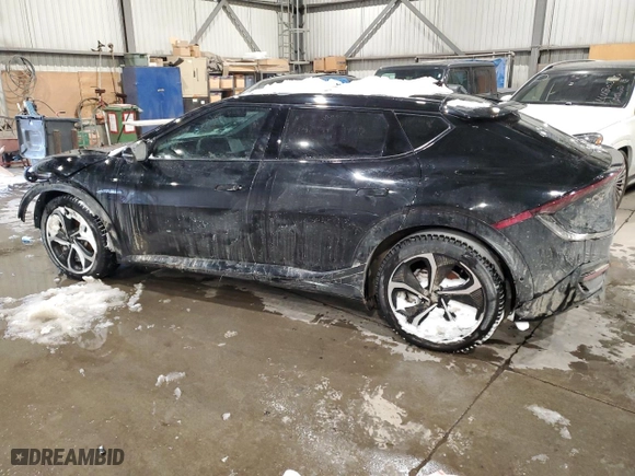 2024 Kia EV6 GT-Line with VIN KNDC4DLC6R5223187, listed as a Copart auction lot 44782945 with 0 mi miles and Salvage Title. Bid and sale history available at carsss.com. Image 2.