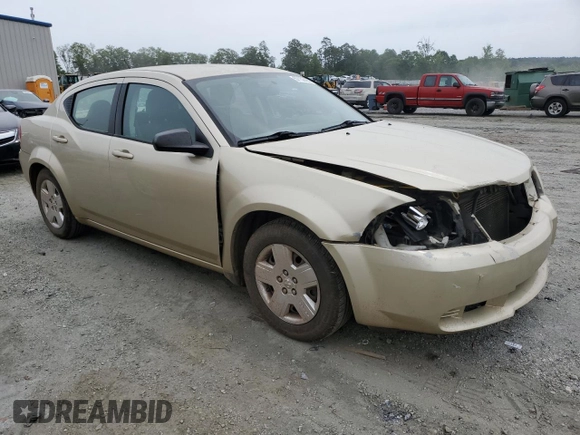 2010 Dodge Avenger SXT with VIN 1B3CC4FB5AN113923, listed as a Copart auction lot 57132425 with 254,191 mi miles and Salvage title. Bid and sale history available at DreamBid. Image 4.