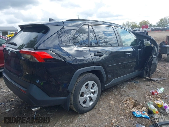 2019 Toyota RAV4 LE with VIN JTMH1RFV6KJ006440, listed as a IAAI auction lot 40428772 with 169,218 mi miles. Bid and sale history available at carsss.com. Image 4.