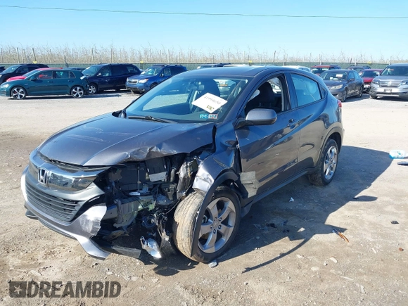 2021 Honda HR-V LX with VIN 3CZRU6H37MM739666, listed as a IAAI auction lot 41994650 with 69,555 mi miles. Bid and sale history available at carsss.com. Image 17.