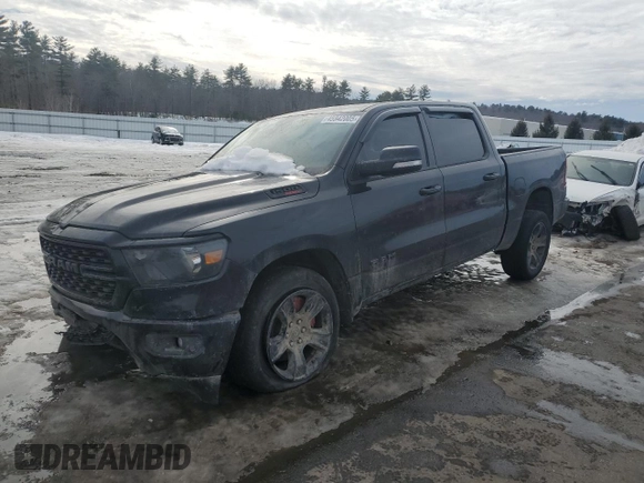 2022 Ram 1500 Big Horn with VIN 1C6SRFFM4NN351524, listed as a Copart auction lot 45942005 with 58,828 mi miles and Salvage Title. Bid and sale history available at carsss.com. Image 1.