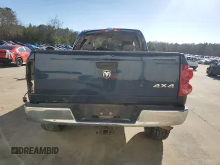 2007 Dodge Ram 2500 SLT with VIN 1D7KS28D27J589732, listed as a Copart auction lot 43935085 with 0 mi miles and Salvage Title. Bid and sale history available at carsss.com. Image 6.