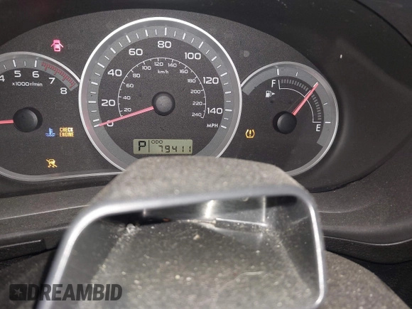 2009 Subaru Impreza i with VIN JF1GE61649H520406, listed as a IAAI auction lot 42300874 with 79,411 mi miles and . Bid and sale history available at DreamBid. Image 7.