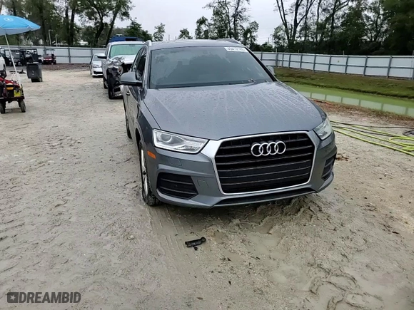 2016 Audi Q3 Premium Plus with VIN WA1BFCFS8GR011586, listed as a Copart auction lot 45412185 with 122,595 mi miles and Salvage Title. Bid and sale history available at carsss.com. Image 14.