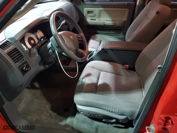 2007 Dodge Dakota ST with VIN 1D7HW28K97S270514, listed as a Copart auction lot 85917584 with 108,400 mi miles and Clean Title. Bid and sale history available at carsss.com. Image 7.