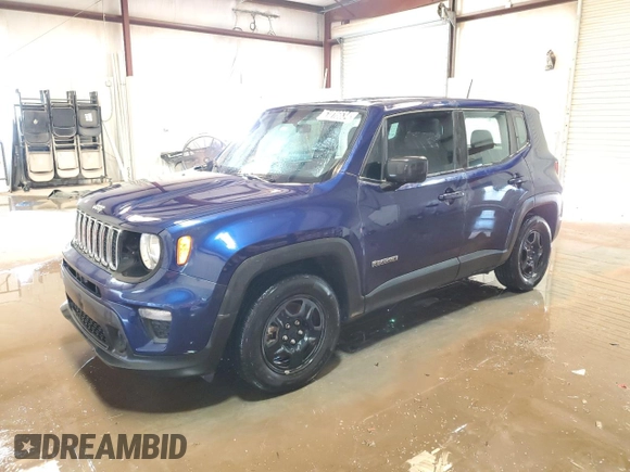 2020 Jeep Renegade Jeepster z VIN ZACNJAAB0LPL03333, wystawiony jako Copart lot #61016634 z przebiegiem 71 984 mil mil oraz Czysty tytuł • Clean title. Historia ofert i sprzedaży dostępna na DreamBid. Obrazek 1.