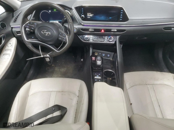 2023 Hyundai Sonata Limited with VIN KMHL34J29PA276186, listed as a Copart auction lot 46051075 with 61,327 mi miles and Non Repairable. Bid and sale history available at carsss.com. Image 8.