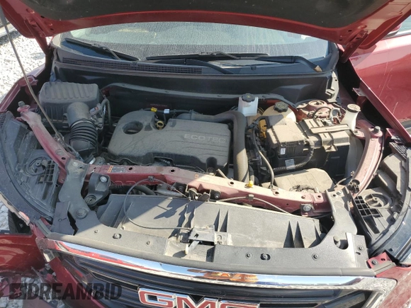 2020 GMC Terrain SLE with VIN 3GKALMEV2LL133443, listed as a Copart auction lot 62584195 with 75,823 mi miles and Salvage title. Bid and sale history available at DreamBid. Image 12.