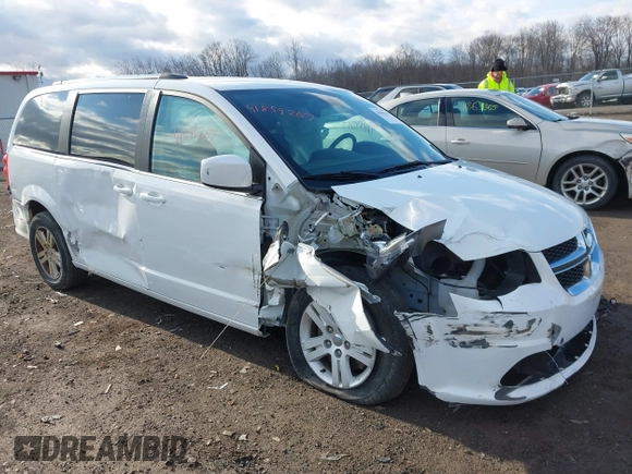2019 Dodge Grand Caravan SXT with VIN 2C4RDGCG4KR771745, listed as a IAAI auction lot 41859267 with 97,436 mi miles and . Bid and sale history available at DreamBid. Image 1.