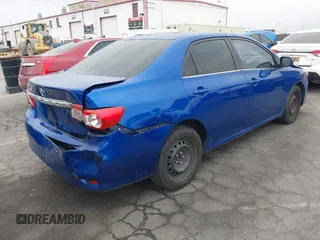 2013 Toyota Corolla L with VIN 5YFBU4EE8DP166741, listed as a IAAI auction lot 41896115 with 154,011 mi miles. Bid and sale history available at carsss.com. Image 4.