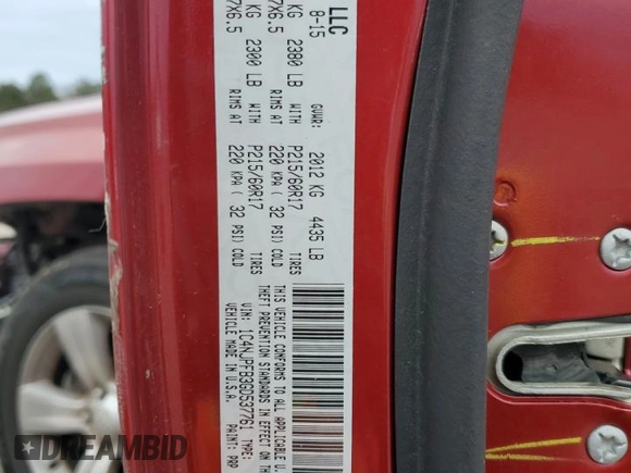 2016 Jeep Patriot Latitude with VIN 1C4NJPFB3GD537761, listed as a Copart auction lot 43074935 with 101,946 mi miles and Salvage title. Bid and sale history available at DreamBid. Image 15.