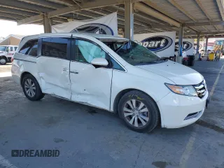 2016 Honda Odyssey EX z VIN 5FNRL5H46GB026519, wystawiony jako Copart lot #57455745 z przebiegiem 109 164 mil mil oraz Szkoda całkowita • Salvage title. Historia ofert i sprzedaży dostępna na DreamBid. Obrazek 4.
