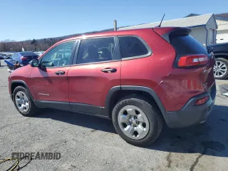 2015 Jeep Cherokee Sport with VIN 1C4PJMAB7FW749757, listed as a Copart auction lot 50165345 with 143,131 mi miles and Salvage Title. Bid and sale history available at carsss.com. Image 2.