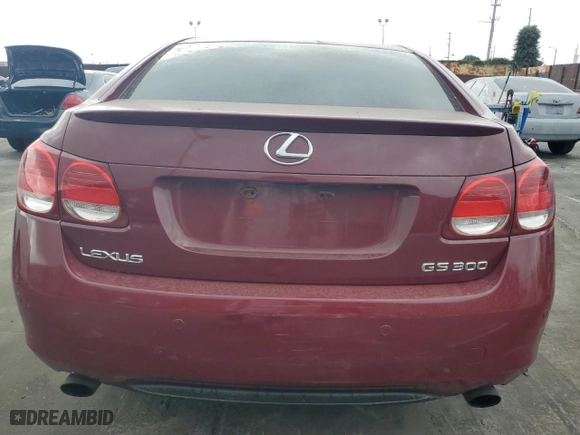 2006 Lexus GS 300 with VIN JTHBH96S865045776, listed as a Copart auction lot 72001294 with 132,457 mi miles and Clean Title. Bid and sale history available at carsss.com. Image 6.