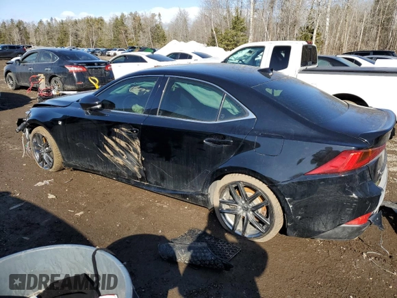 2018 Lexus IS 300 with VIN JTHC81D2XJ5031086, listed as a Copart auction lot 47952465 with 92,923 mi miles and Salvage title. Bid and sale history available at DreamBid. Image 2.