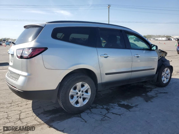 2015 Chevrolet Traverse LS with VIN 1GNKRFED2FJ358692, listed as a Copart auction lot 52548145 with 0 mi miles and Salvage Title. Bid and sale history available at carsss.com. Image 3.
