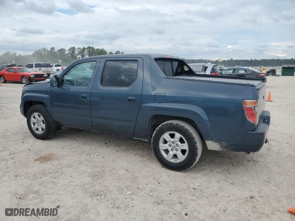2007 Honda Ridgeline RTL w/Leather with VIN 2HJYK16587H524813, listed as a Copart auction lot 70907304 with 245,278 mi miles and Salvage Title. Bid and sale history available at carsss.com. Image 2.