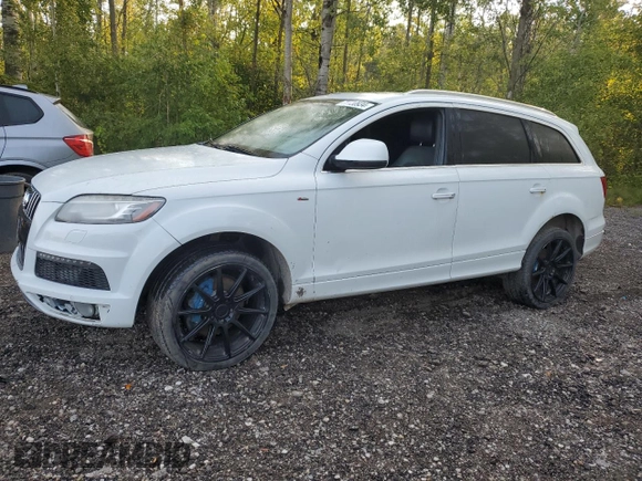 2013 Audi Q7 3.0L TDI Vorsprung Edition with VIN WA1WMCFE8DD003286, listed as a Copart auction lot 71130934 with 327,078 mi miles and Non Repairable. Bid and sale history available at carsss.com. Image 1.