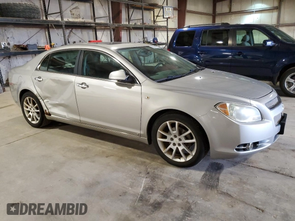 2008 Chevrolet Malibu LTZ with VIN 1G1ZK57738F159310, listed as a Copart auction lot 50506705 with 106,438 mi miles and Salvage Title. Bid and sale history available at DreamBid. Image 4.