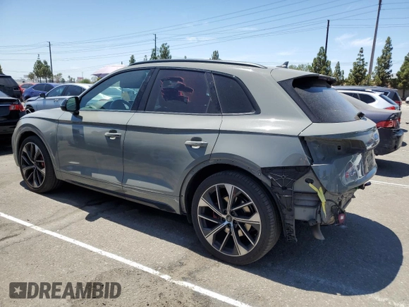 2021 Audi SQ5 Premium Plus with VIN WA1B4AFY9M2028996, listed as a Copart auction lot 65391394 with 51,799 mi miles and Salvage Title. Bid and sale history available at DreamBid. Image 2.