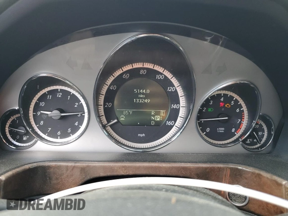 2011 Mercedes-Benz E-Class E 350 Luxury with VIN WDDHF5GBXBA312352, listed as a Copart auction lot 48313205 with 133,249 mi miles and Salvage Title. Bid and sale history available at carsss.com. Image 9.